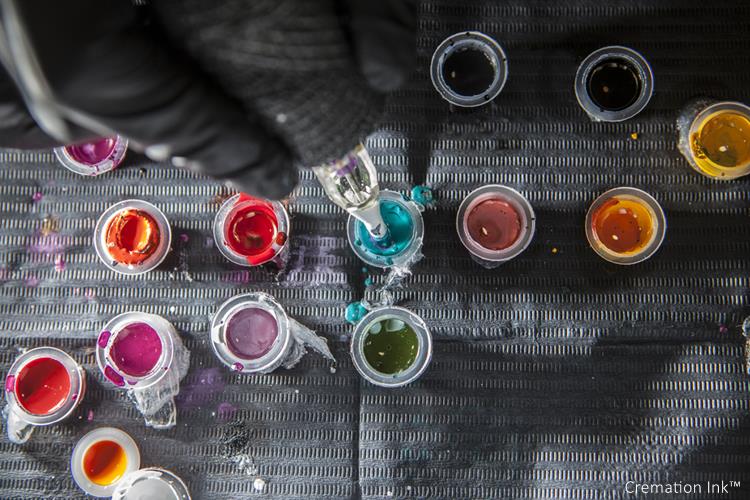 making tattoos with cremation ashes