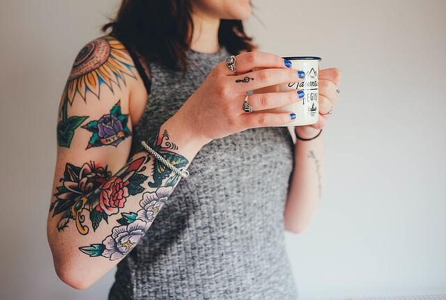 cremation ashes in a tattoo