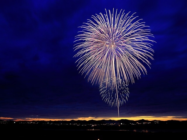 cremation ashes in fireworks