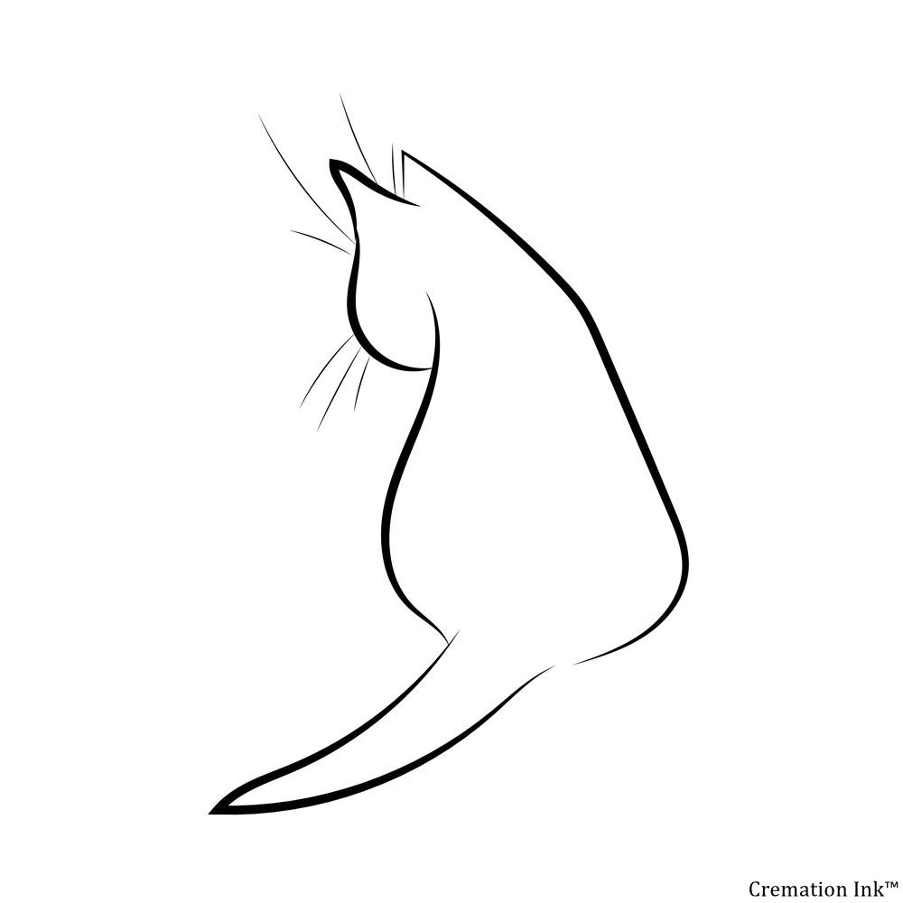 cat memorial tattoo designs