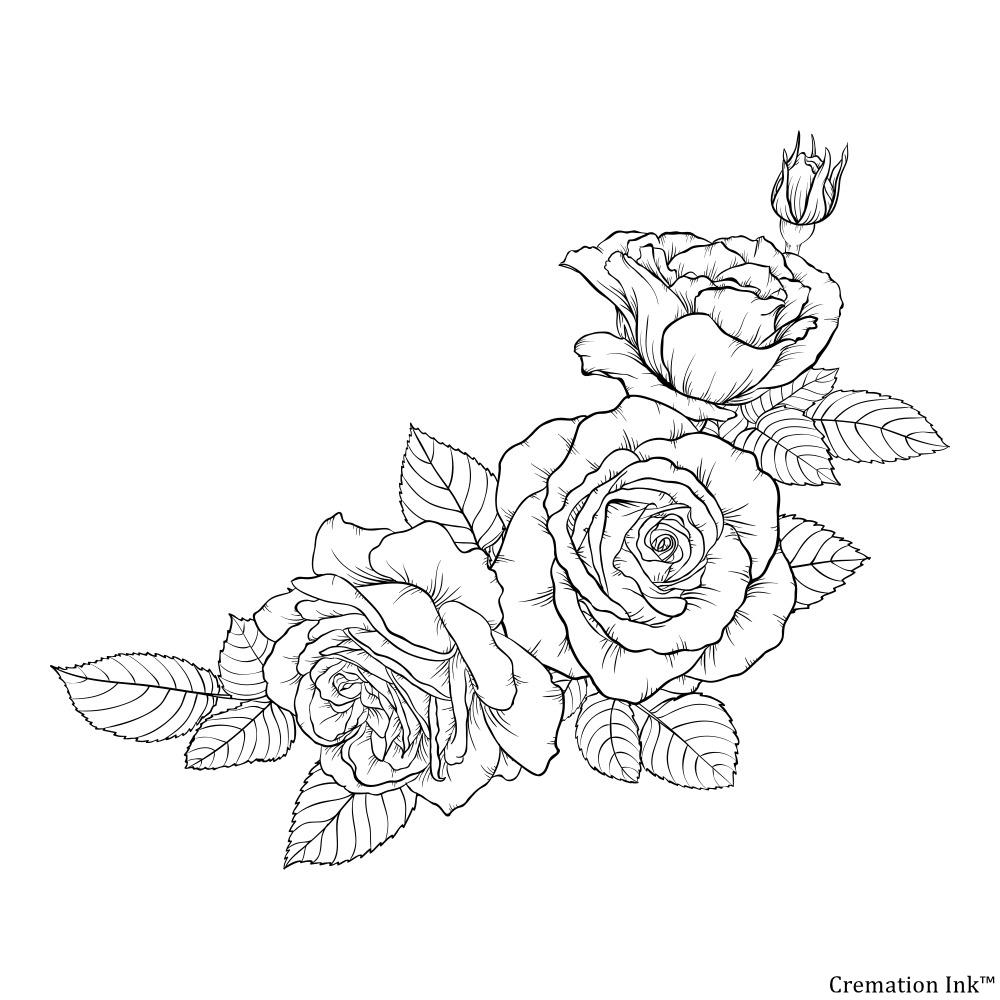 rose memorial tattoo ideas (8)