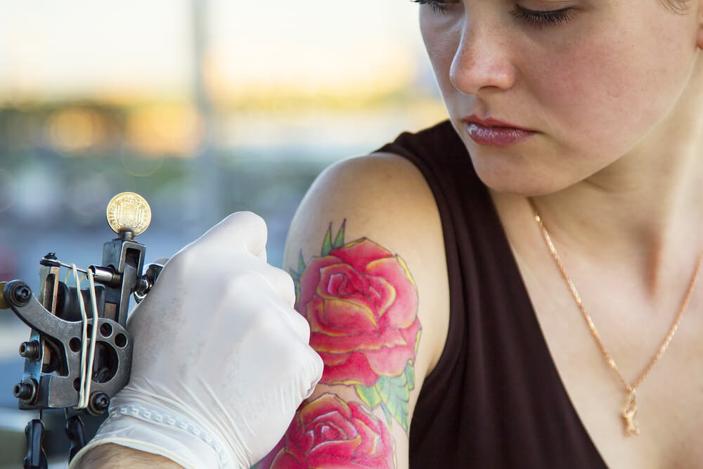 cremation ashes in to tattoo ink