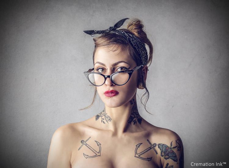 cremation ashes tattoos