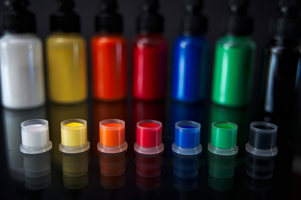 cremation tattooing inks