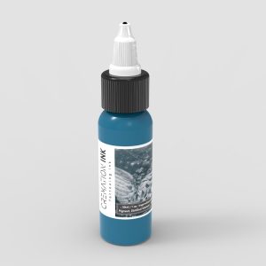 hawaii blue cremation tattoo ink