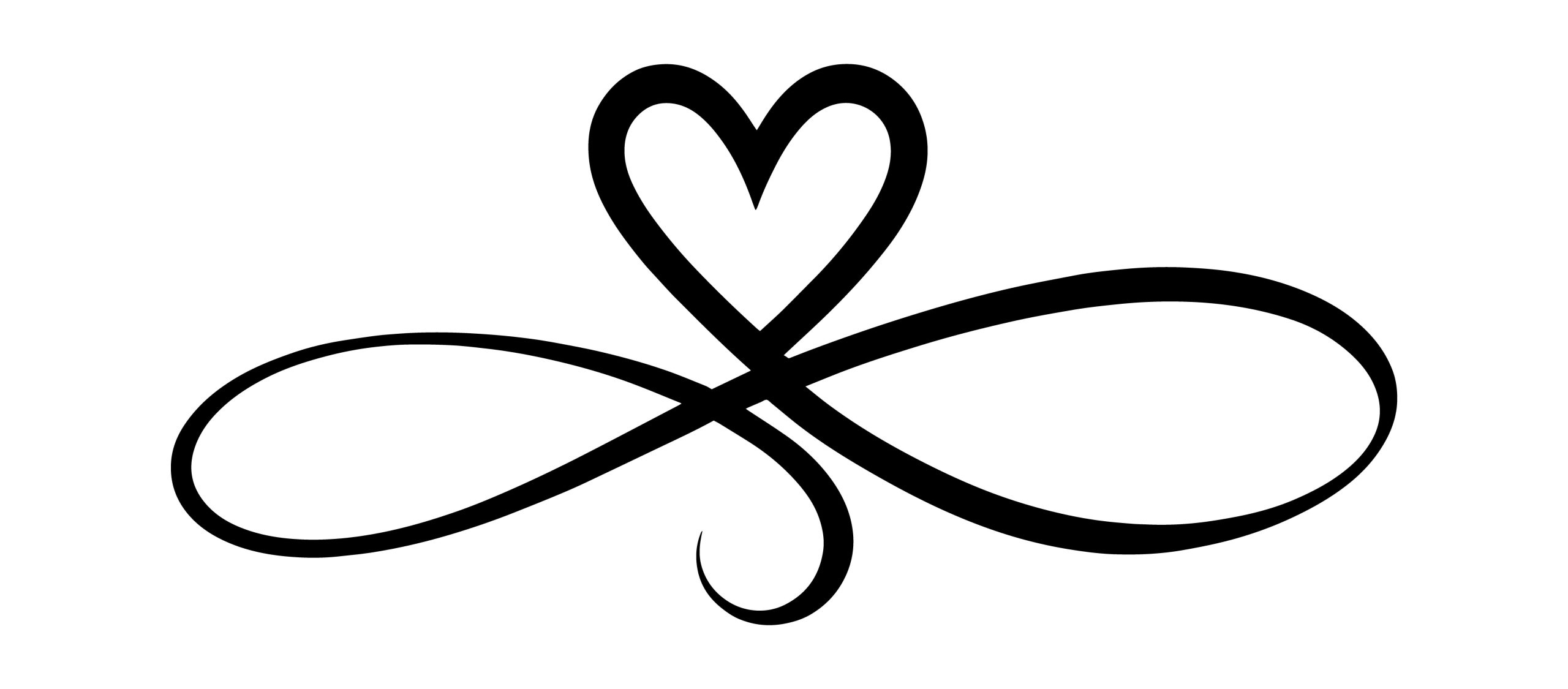 infinity sign memorial tattoo design 4