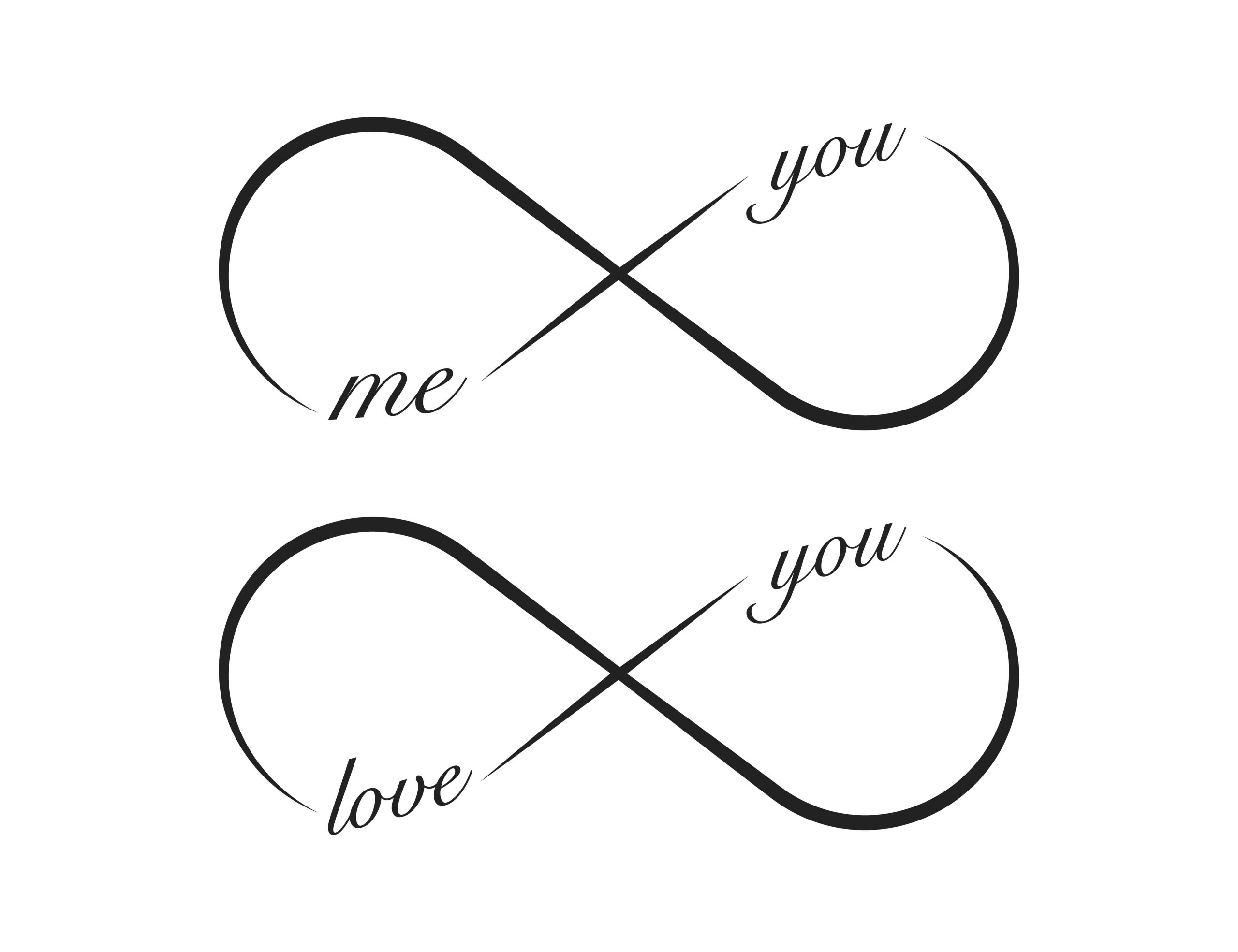 infinity sign memorial tattoo design 7